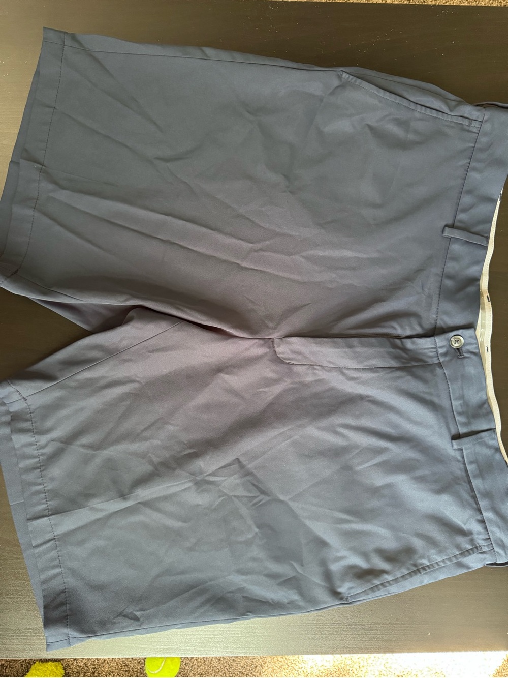 Walter Hagen Solid Navy Flat Front Golf Shorts